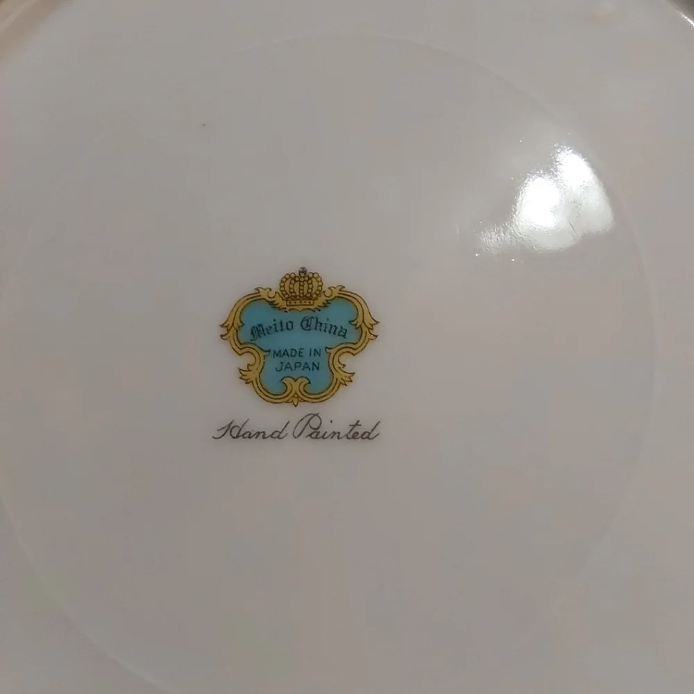 Antique Meito China V2069 hand-painted 5pc place setting dinnerware set‎ of 2